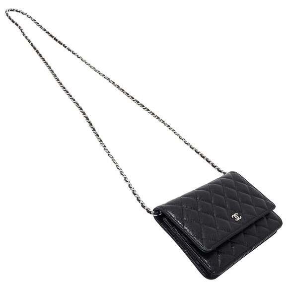 CHANEL Black Caviar Leather Wallet - Picture 4 of 16